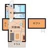 メゾンシマヅ 1Kの間取り