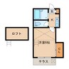 メゾンシマヅ 1Kの間取り