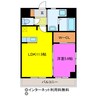 Espoir中央 1LDKの間取り