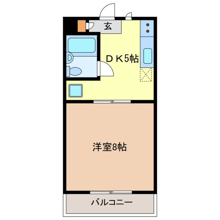 間取図 東海道本線/浜松駅 バス7分本郷南下車:停歩4分 2階 築29年