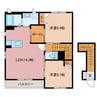 イグドラシルⅡ 2LDKの間取り