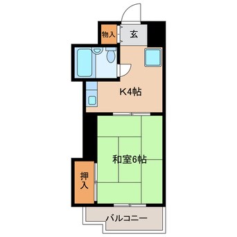 間取図 サンハイツミシマ