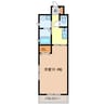 セレーノ新町 1Kの間取り