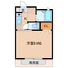 ビヤマナＫ２ 1Kの間取り