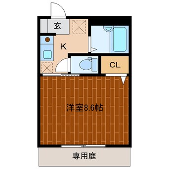 間取図 ビヤマナＫ２