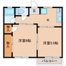 Bricol新橋 2Kの間取り