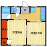 Bricol新橋 2Kの間取り