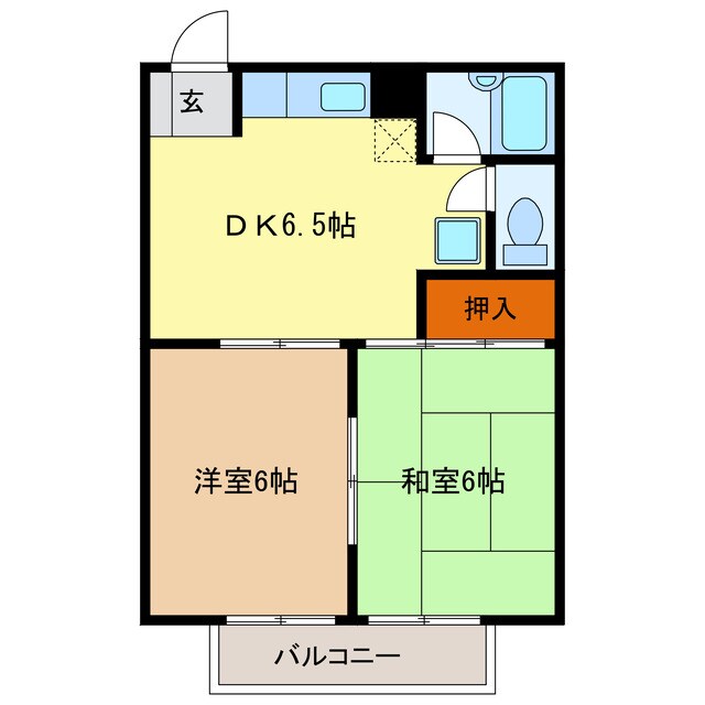 間取り図 コーポトレノ～JR高塚駅暮らし～