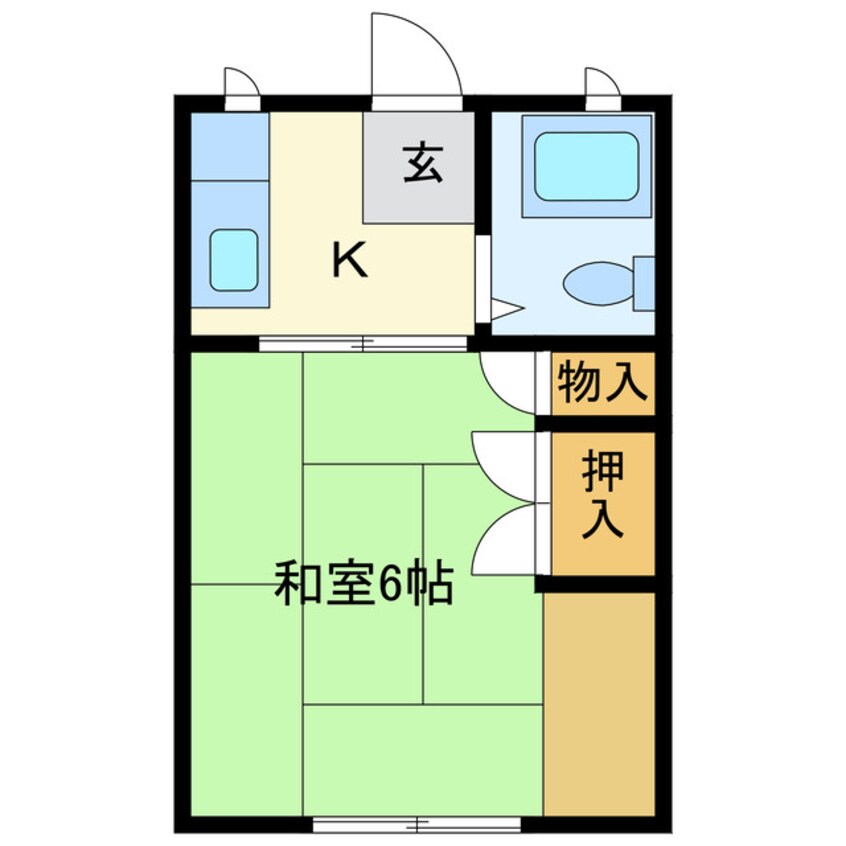 間取図 オーガスタＡ・Ｂ