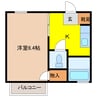 セフィラＫ 1Kの間取り