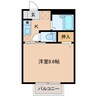 ポップハウス 1Kの間取り