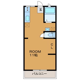 間取図 東海道本線/天竜川駅 徒歩10分 2階 築40年