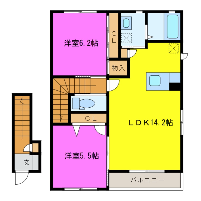 間取図 パストラルⅡ