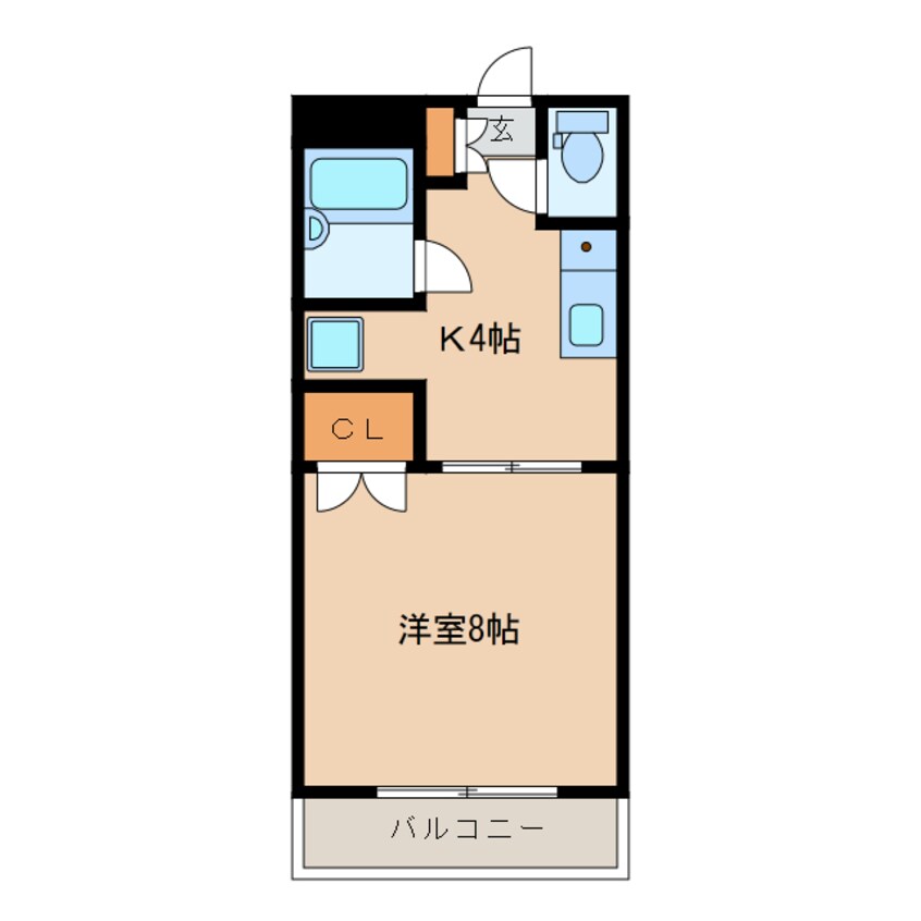 間取図 東海道本線/浜松駅 バス15分春日町下車:停歩2分 2階 築24年