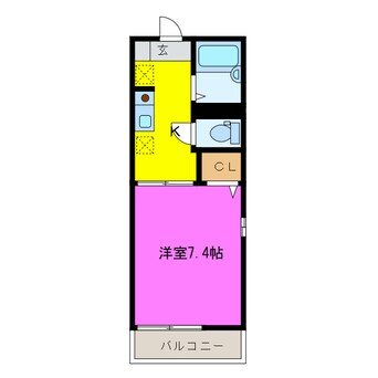 間取図 グランドールⅡ