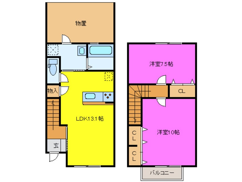 間取図 アルポルト