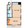 東海道本線/浜松駅 徒歩9分 5階 築24年 1LDKの間取り