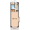 コミヤオークビル 1Kの間取り
