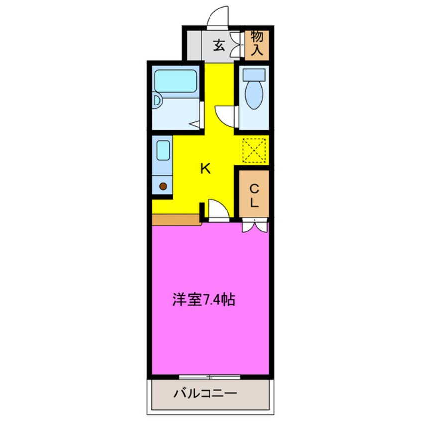 間取図 コージーコート野口