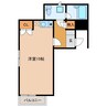 カーサ・エスタシオン 1Rの間取り
