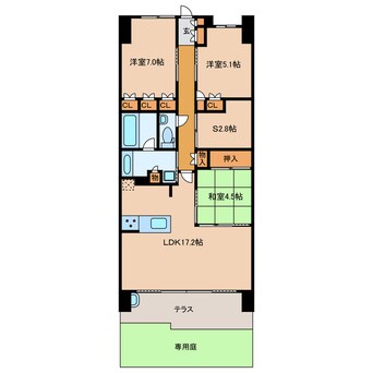 間取図 常盤町レジデンス