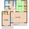 東海道本線/浜松駅 バス:10分:停歩2分 3階 築41年 2LDKの間取り