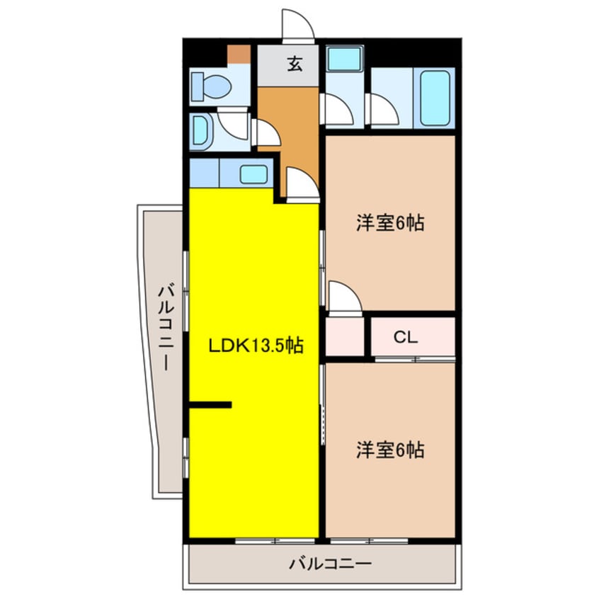 間取図 ＢＹＲＯＮＳ