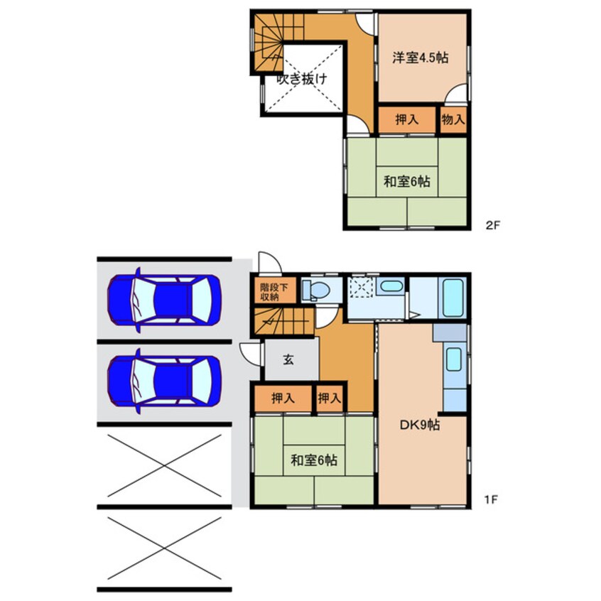 間取図 本郷町貸家