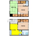 千鳥園借家の間取図