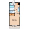 グランフォルム 1Kの間取り