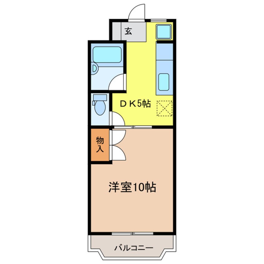 間取図 バートハイム伊藤Ⅰ