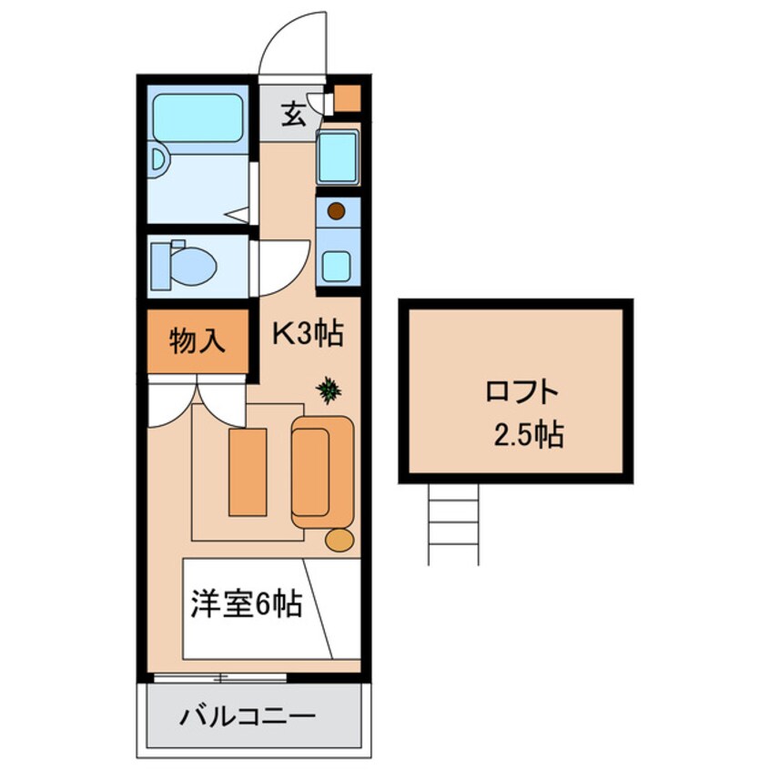 間取図 東海道本線/新所原駅 徒歩24分 2階 築27年