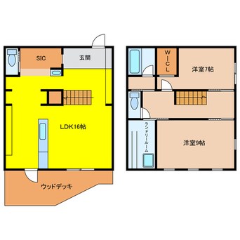 間取図 西伊場町63-4戸建