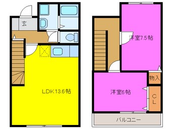 間取図 テラスハウス四季