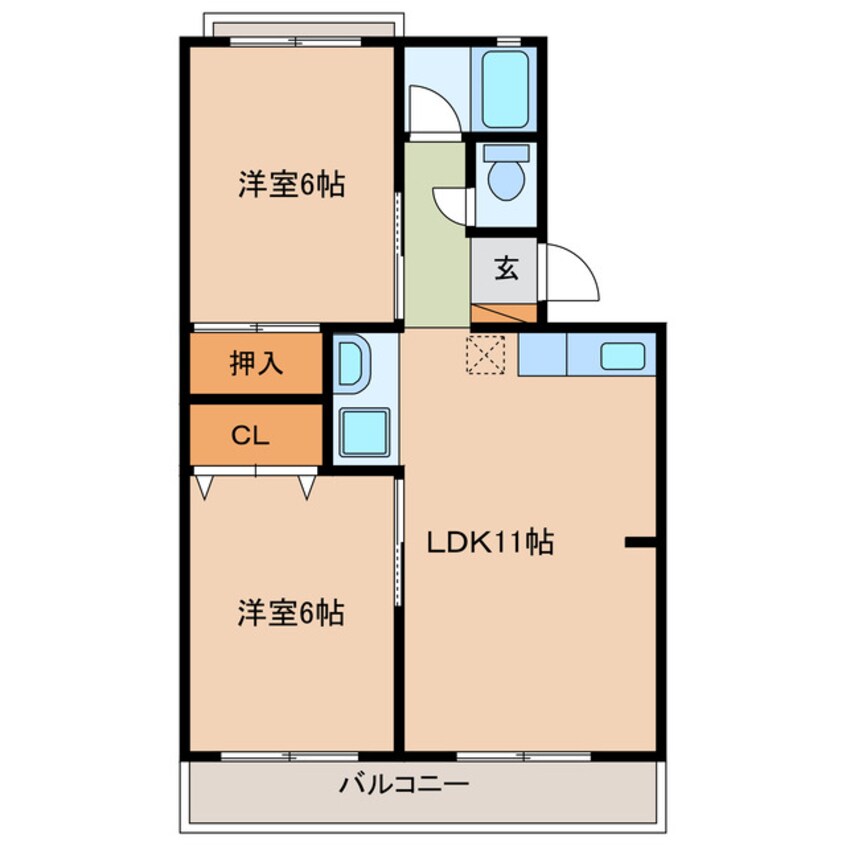 間取図 マンション110