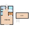 cocosumu Ⅰ 1Rの間取り