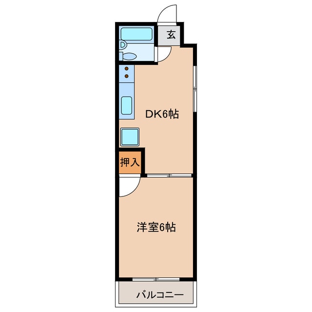 間取り図 クレール東伊場