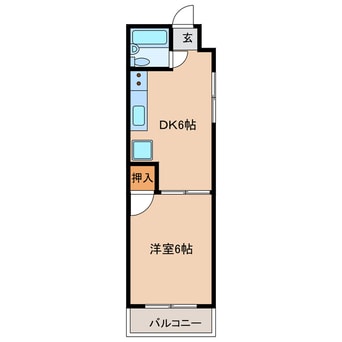 間取図 クレール東伊場