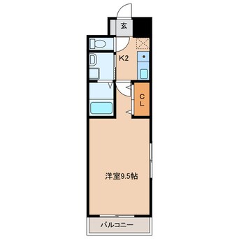 間取図 プチメゾン元浜館