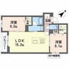 クラヴィーア 2LDKの間取り