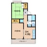 東海道本線/舞阪駅 徒歩10分 2階 築34年 2DKの間取り