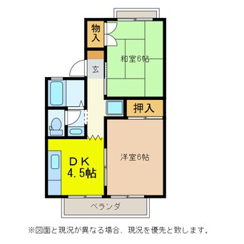 間取図 東海道本線/舞阪駅 徒歩10分 2階 築32年