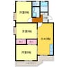 サンバークレー 3DKの間取り