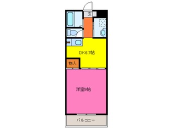 間取図 東海道本線/浜松駅 バス25分大平台1丁目下車:停歩5分 1階 築23年