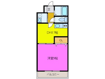 間取図 東海道本線/浜松駅 バス25分大平台1丁目下車:停歩5分 5階 築23年