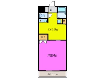 間取図 東海道本線/浜松駅 バス22分大平台高校下車:停歩1分 4階 築27年