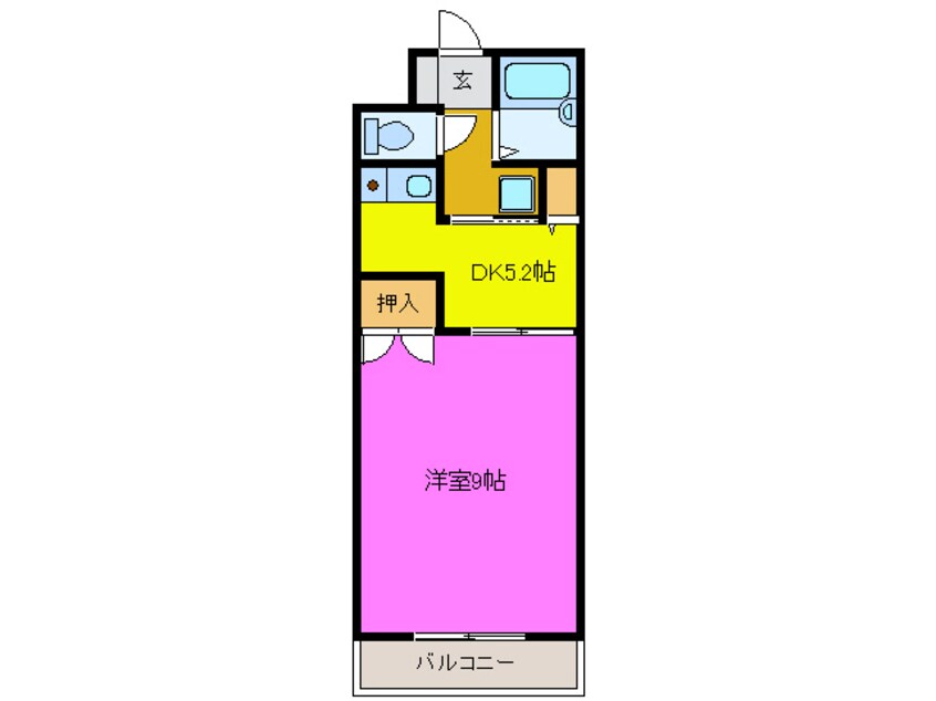 間取図 東海道本線/浜松駅 バス22分大平台高校下車:停歩1分 4階 築27年