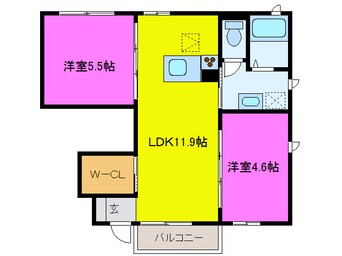 間取図 東海道本線/浜松駅 バス23分狸坂下車:停歩6分 1階 築19年