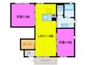 東海道本線/浜松駅 バス:23分:停歩6分 1階 築19年 2LDKの間取り