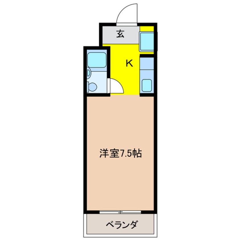 間取図 東海道本線/浜松駅 車移動　10分1.5km 1階 築40年